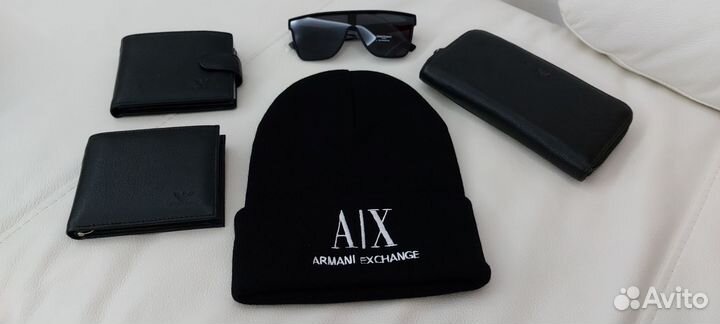Шапка двойная Armani Exchange
