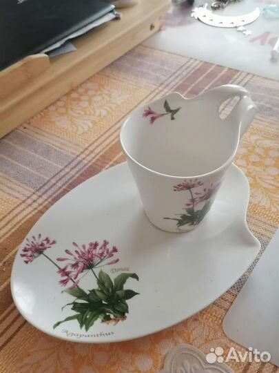 Кружка с подносом