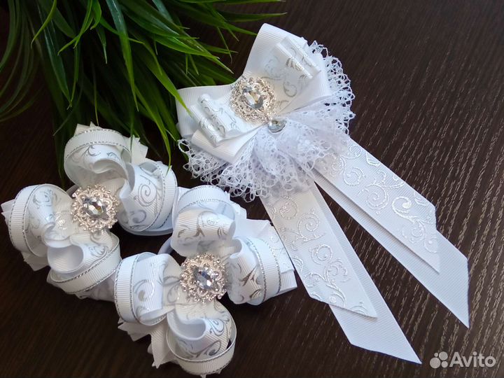 Школьный набор(банты+галстук)