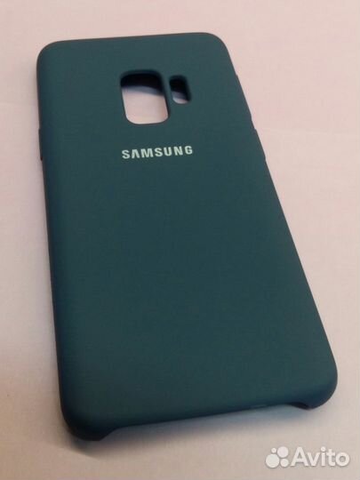 Чехол Silicone Cover на samsung Galaxy S9 черный