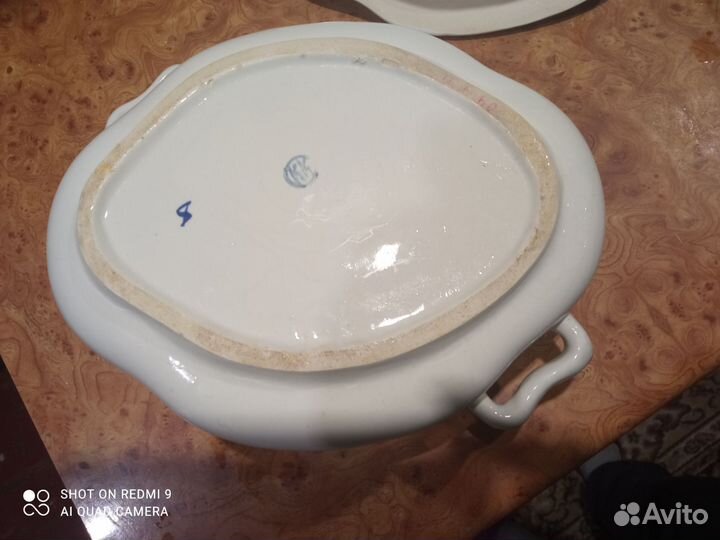 Фарфоровая супница СССР