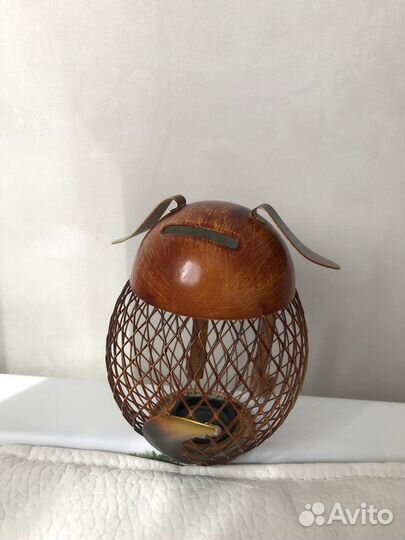 Копилка металлическая