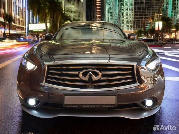 Сплиттер передний Infiniti FX35 FX37 FX50 QX70