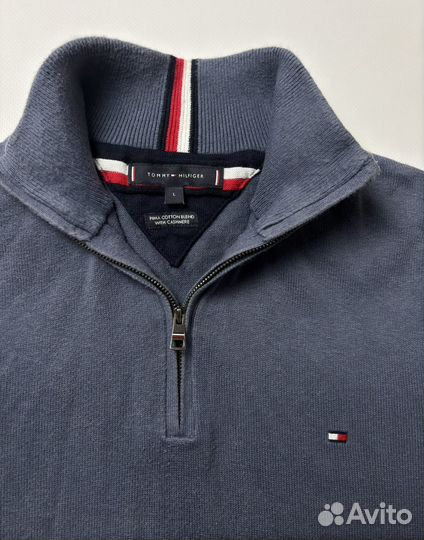 Свитер Tommy Hilfiger 1/4 zip оригинал