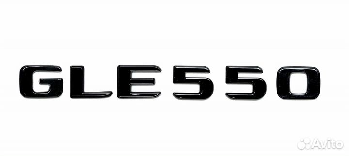 Комплект: шильдик Mercedes GLE550 + AMG черн