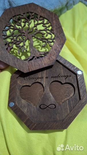 Шкатулка для свадебных колец