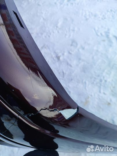 Бампер передний 2114 спорт цвет портвейн (брак)