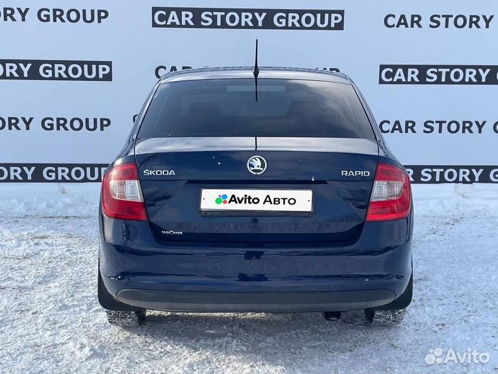 Skoda Rapid 1.6 МТ, 2014, 206 000 км