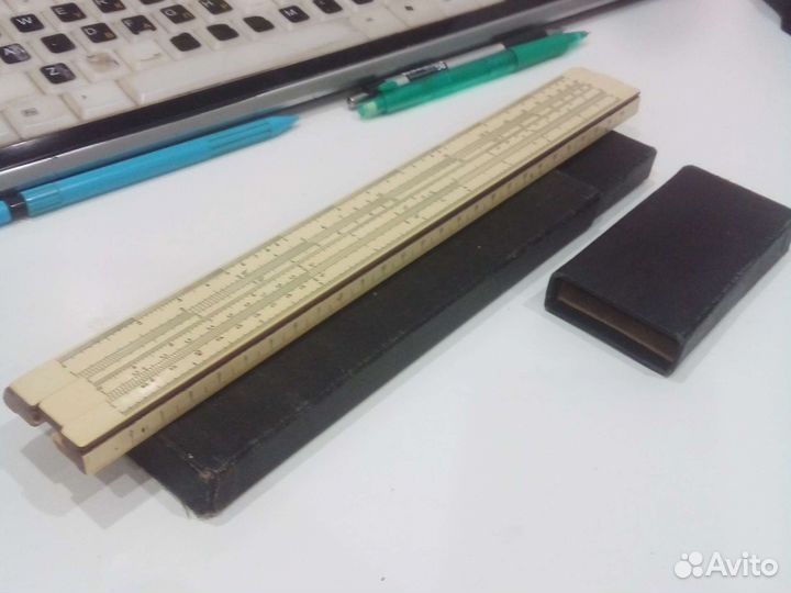 Линейка логарифмическая времён СССР