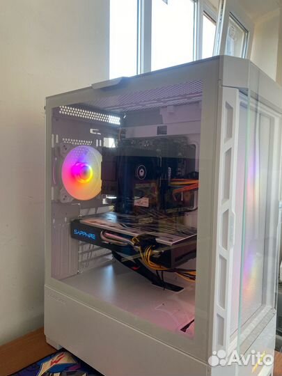 Игровой пк ryzen 5 1600,rx570 4gb, 16гб ram