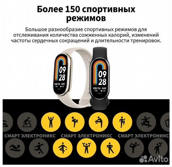 Новый браслет Xiaomi Mi SMART Band 8
