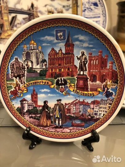 Декоративные тарелки на стену из разных стран