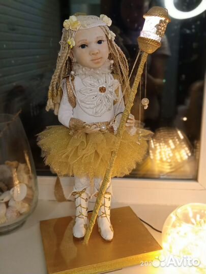 Ангелина - коллекционная кукла ручной работы