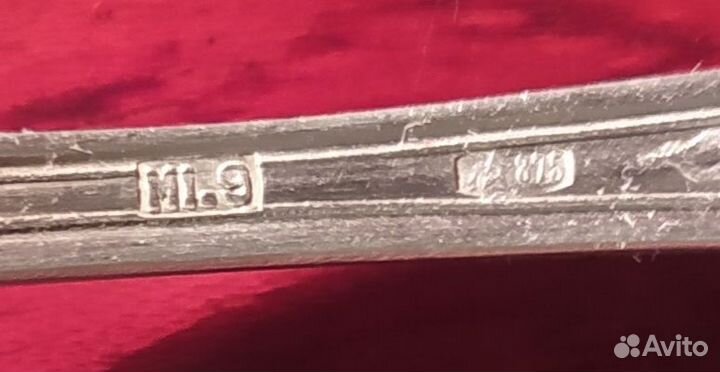 Ложки чайные серебряные