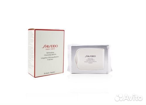 Shiseido Освежающие Очищающие Салфетки 30sheets