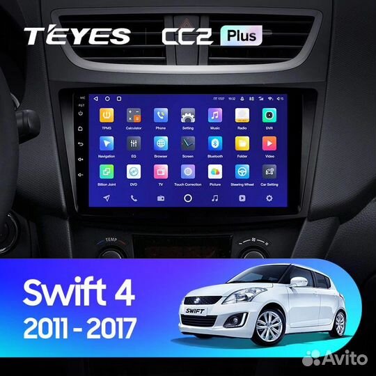 Магнитола Teyes CC2 plus 3/32 4G Suzuki Swift 4