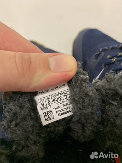 Зимние ботинки Reebok Classic Leather Mid Ripple