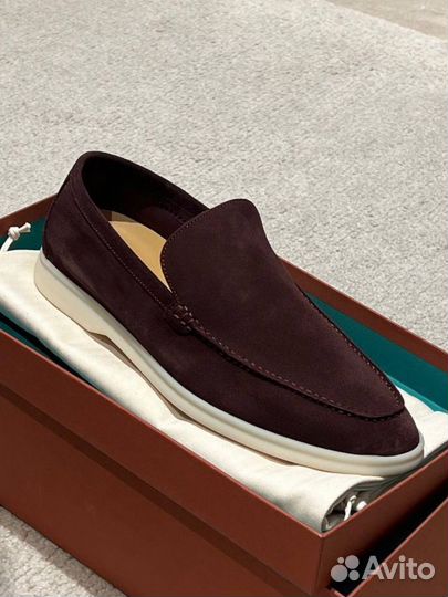 Лоферы Loro Piana Summer Walk Cherry