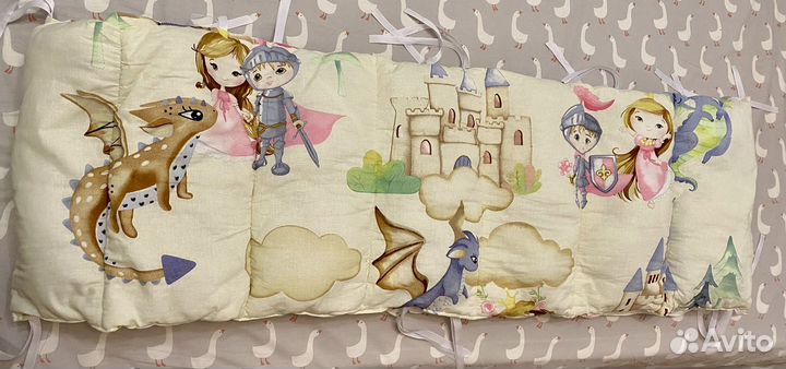 Бортики в детскую кроватку