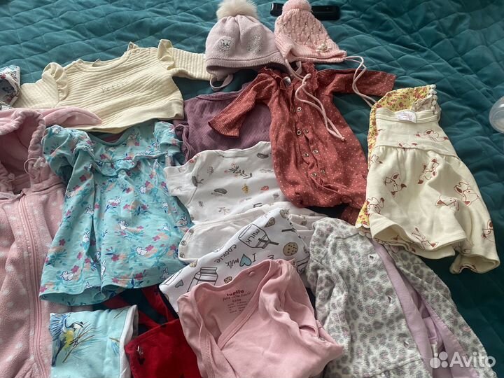 Пакет вещей на девочку 62-74