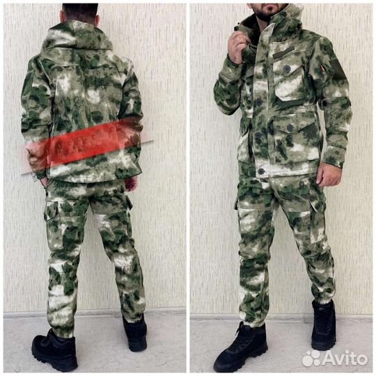 Костюм горка 8 мох на флисе костюм демисезонный