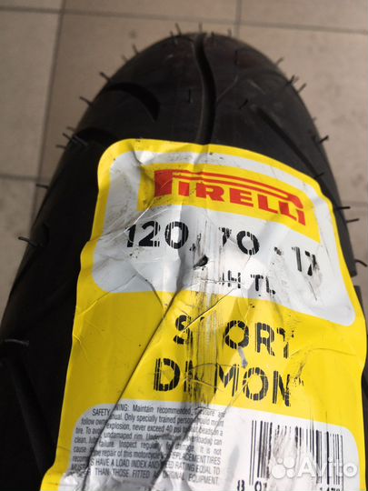 Мото шина 120 70 17 pirelli sport demon