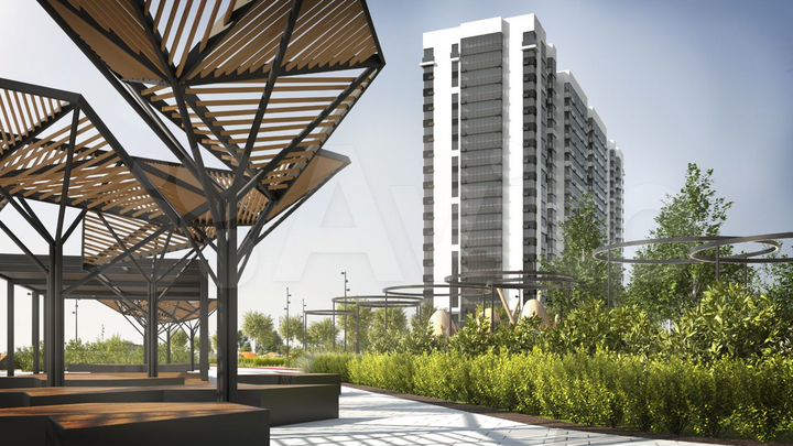 1-к. квартира, 45,4 м², 15/19 эт.