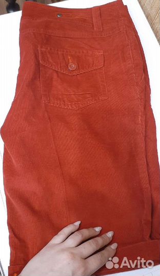 Вельветовые бриджи