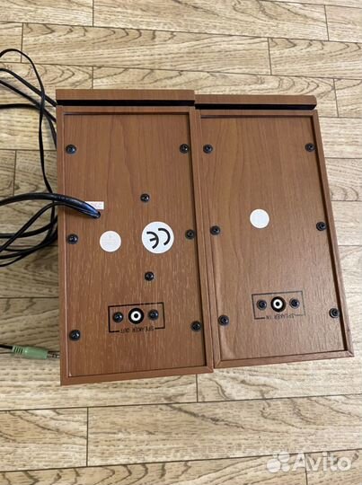 Аудиоколонки Dialog в деревянном корпусе