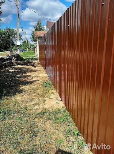 Забор из профлиста
