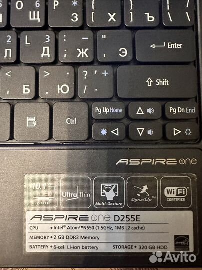 Нетбук acer Aspire one D255E