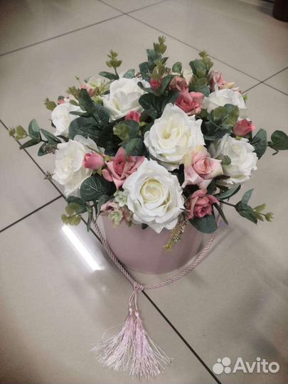 Цветочные композиции из искусственных цветов