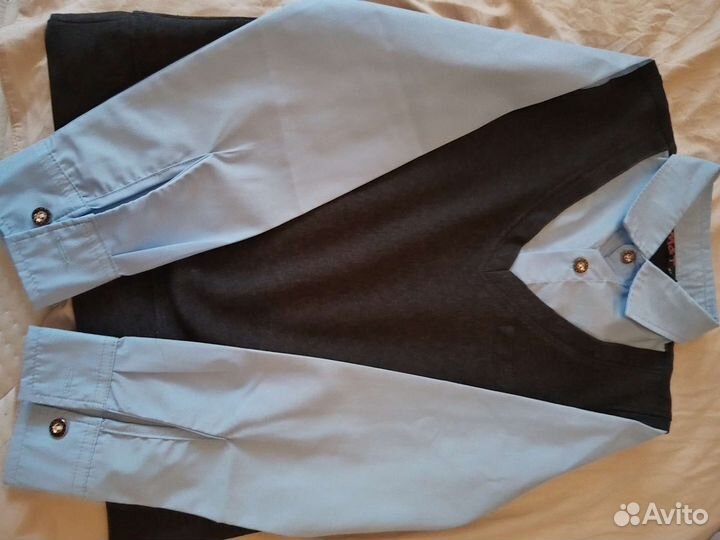 Рубашка для мальчика 140