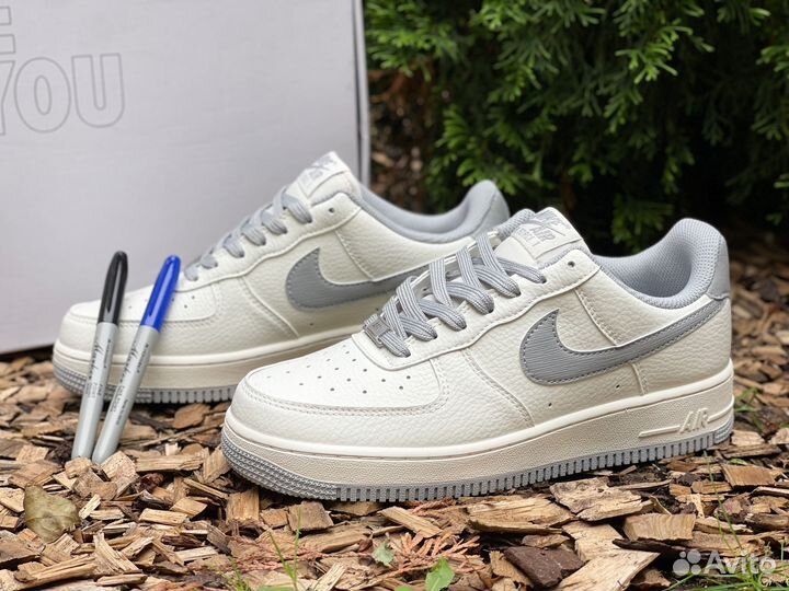 Nike Air Force 1 07 Low Rice White Dark Grey