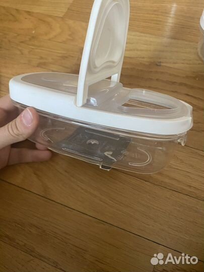 Контейнер с крышкой IKEA для сыпучих продуктов