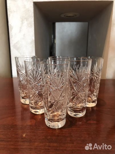 Хрустальные рюмки времен СССР