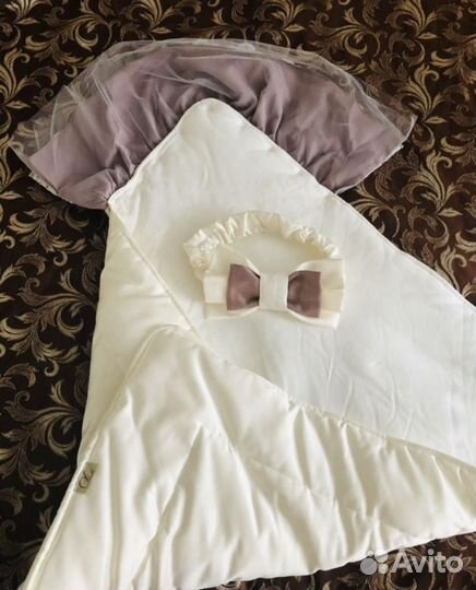 Зимний конверт на выписку