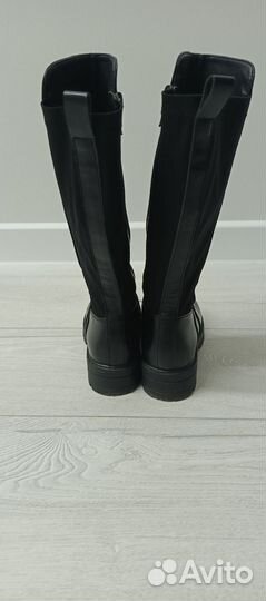 Кожаные сапоги детские