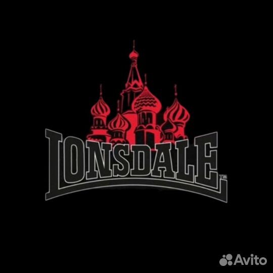 Дизайнерская футболка Lonsdale оверсайз винтаж Мос