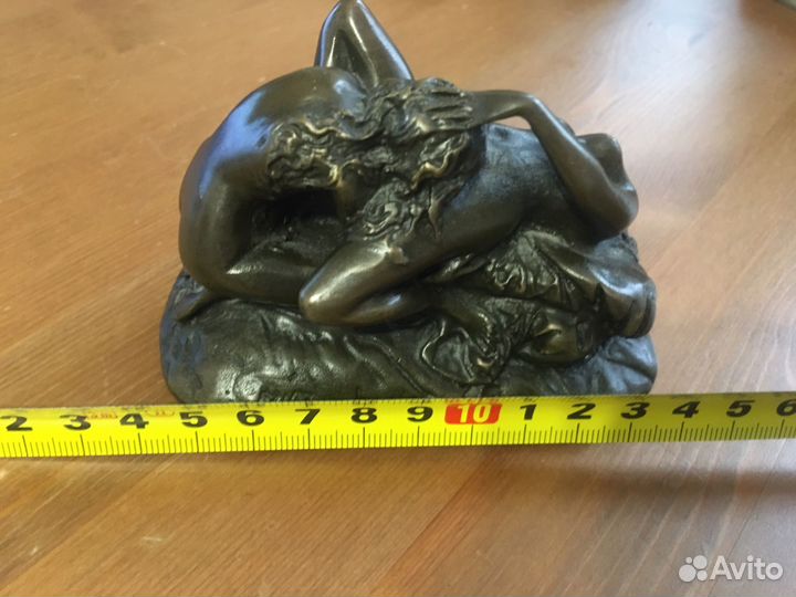 Антикварная бронзовая скульптура 1871 г