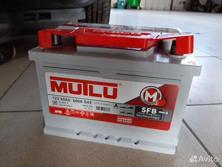 Аккумулятор mutlu 60 650A