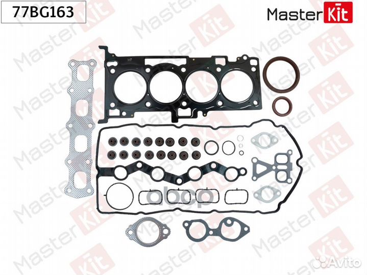 Комплект прокладок двигателя mitsubishi 4B10