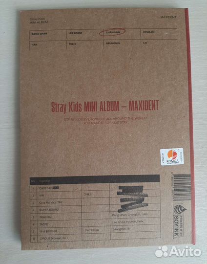 Stray kids maxident case Чанбин