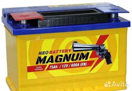 Акб Magnum 6ст-75 А/Ч пр/обр