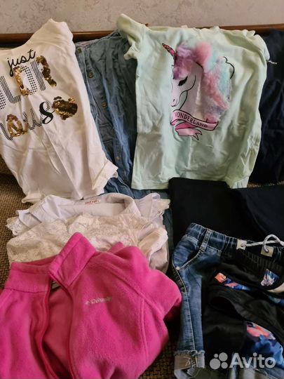 Вещи пакетом на девочку подростка 10-11 лет