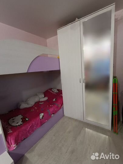 Двухъярусная кровать бу с матрасами