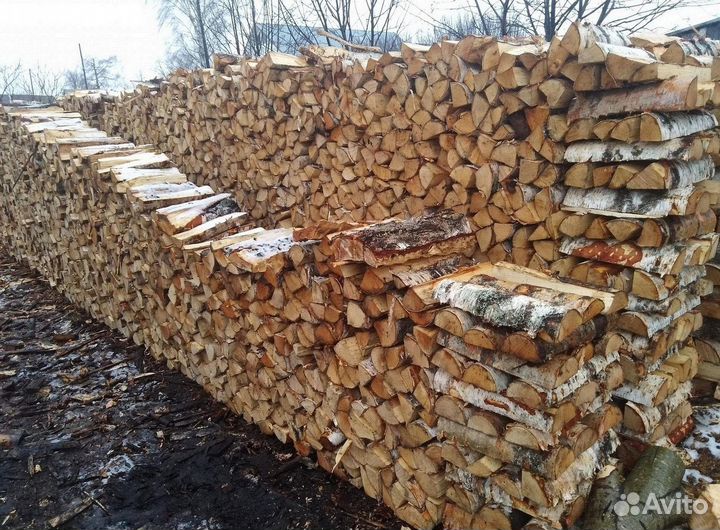 Дрова березовые колотые