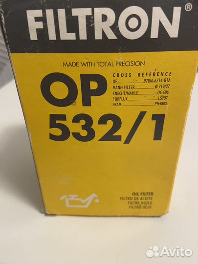 Масляный фильтр Filtron OP 532/1