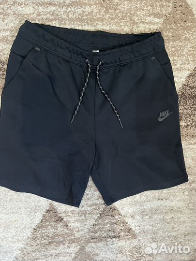 Шорты Nike tech fleece черные