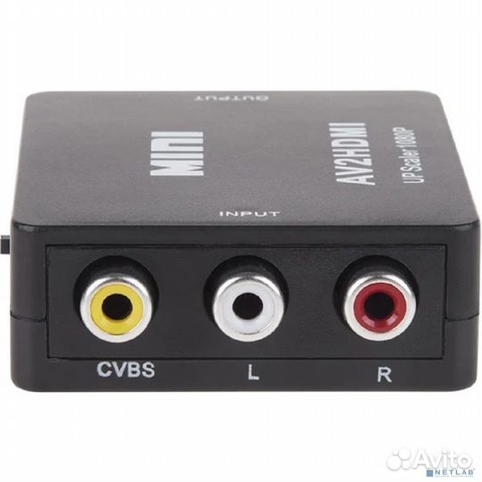 Rexant (17-6939) Конвертер 3 RCA на hdmi, пластик